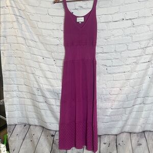 Alexis Magenta Knitted Dress Size Small Like New Condition Pit